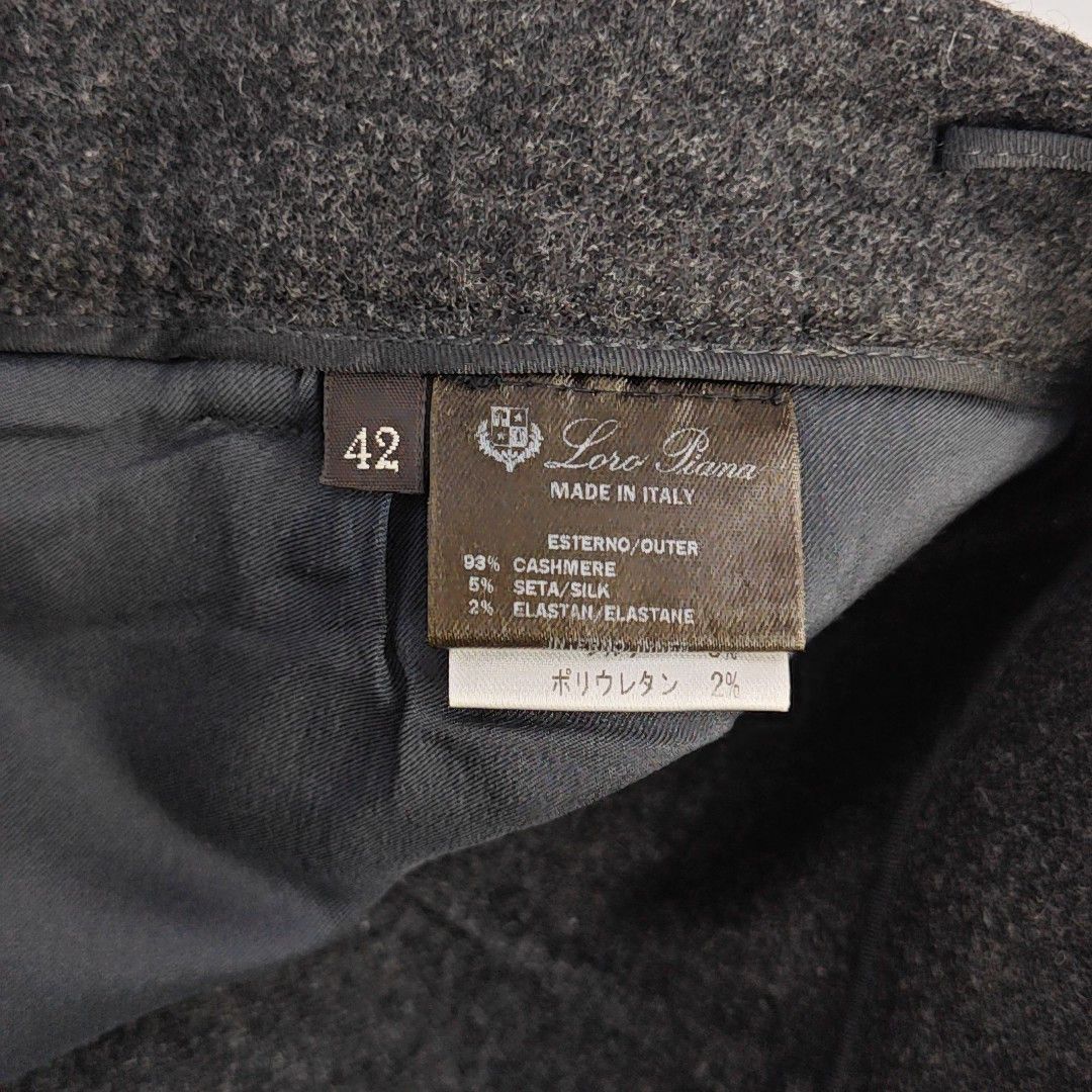 Loro Piana Loro Piana Cashmere Blend Pants Size 42 Size 28" / US 6 / IT 42 - 3 Thumbnail