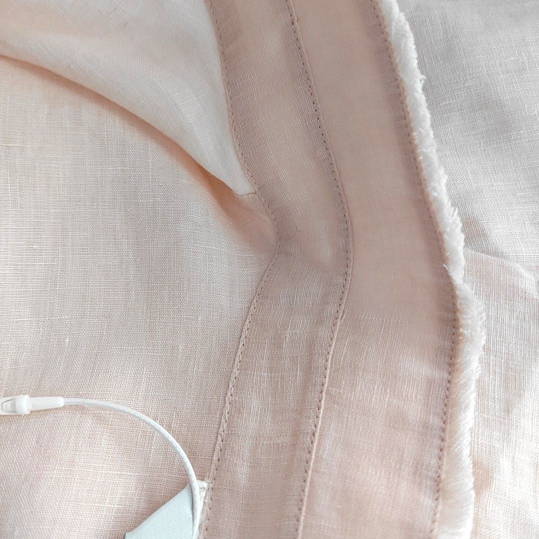 Loro Piana Loro Piana Pink Linen Blouse Size 46 Size L / US 10 / IT 46 - 7 Thumbnail
