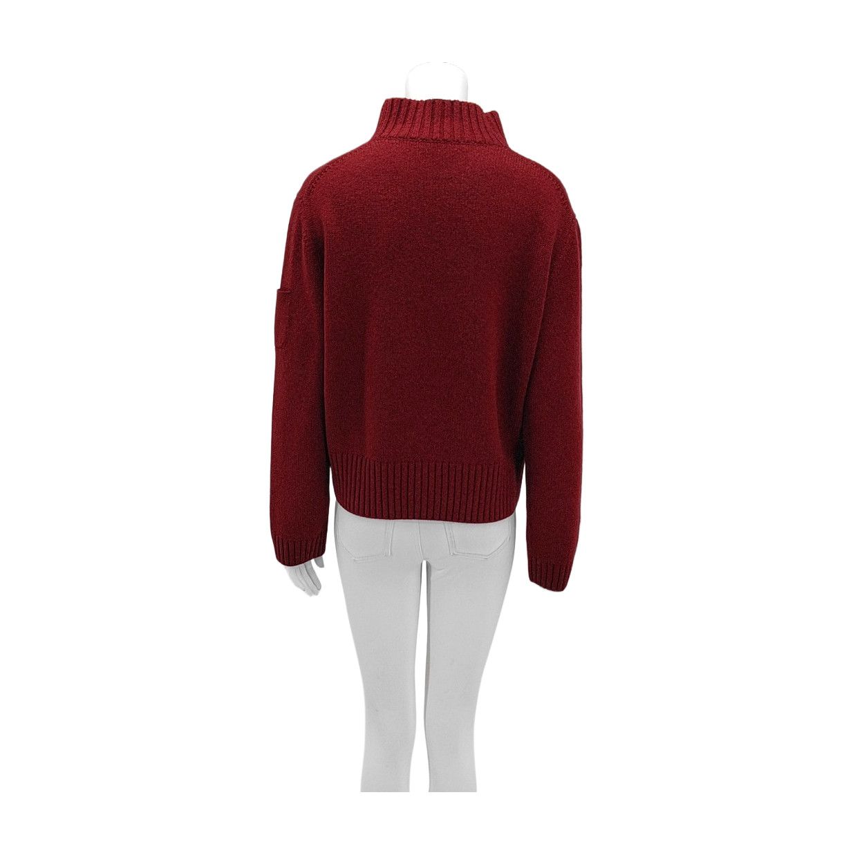 Loro Piana Loro Piana Cashmere Sweater Red Size 42 Size M / US 6-8 / IT 42-44 - 2 Thumbnail