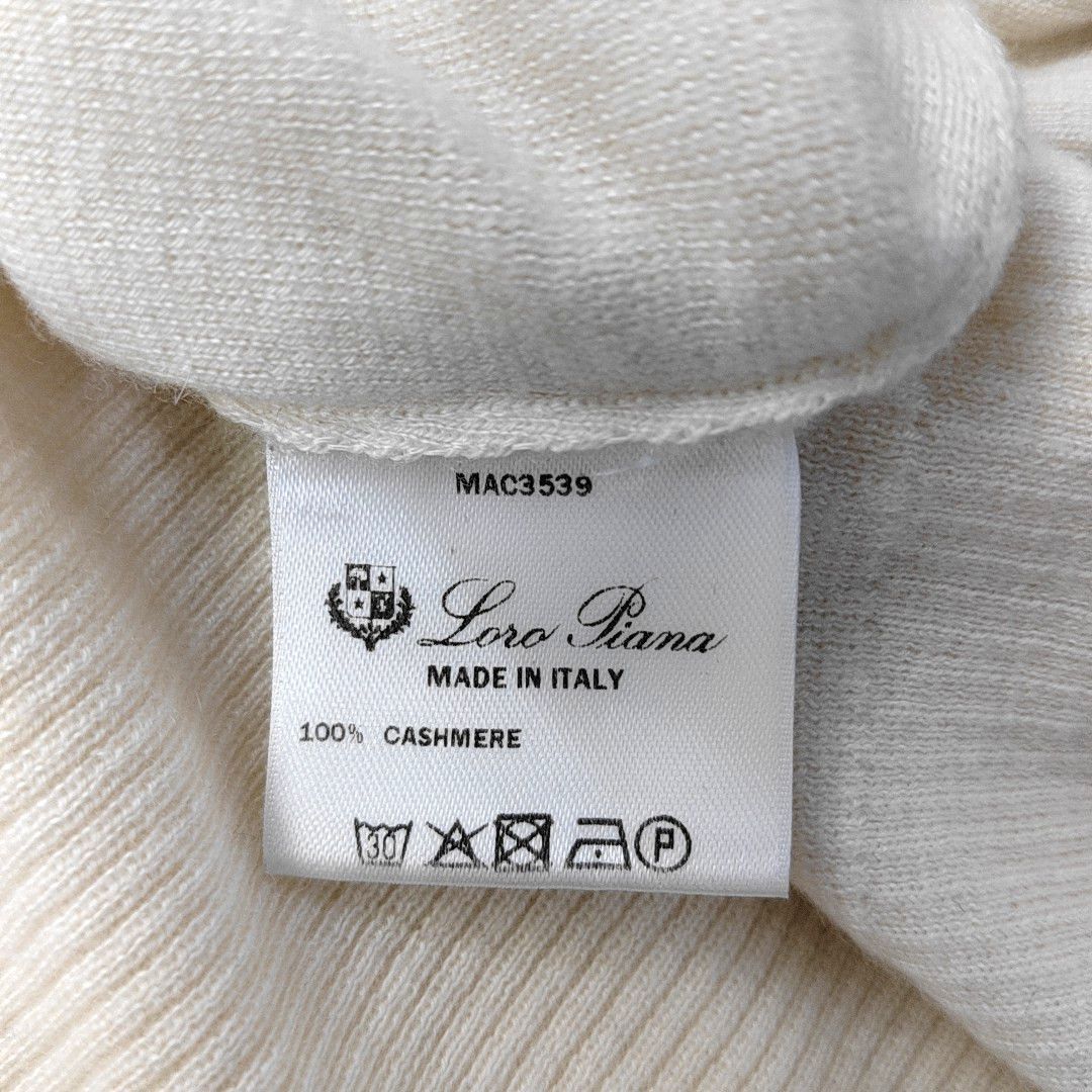 Loro Piana Loro Piana Beige Cashmere Sweater IT 44 Size M / US 6-8 / IT 42-44 - 3 Thumbnail