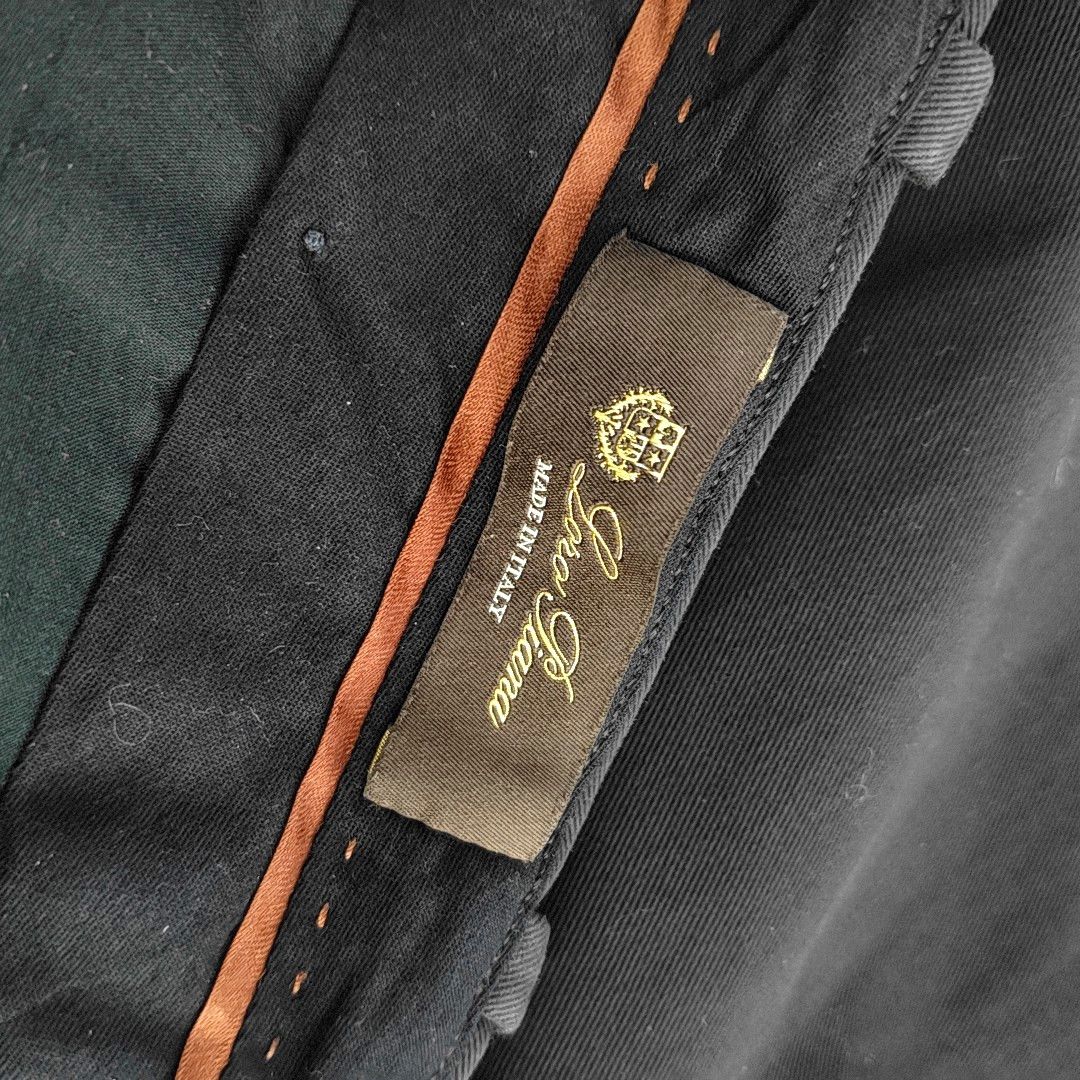 Loro Piana Loro Piana Black Cotton Blend Pants Size 38 Size 26" / US 2 / IT 38 - 6 Thumbnail