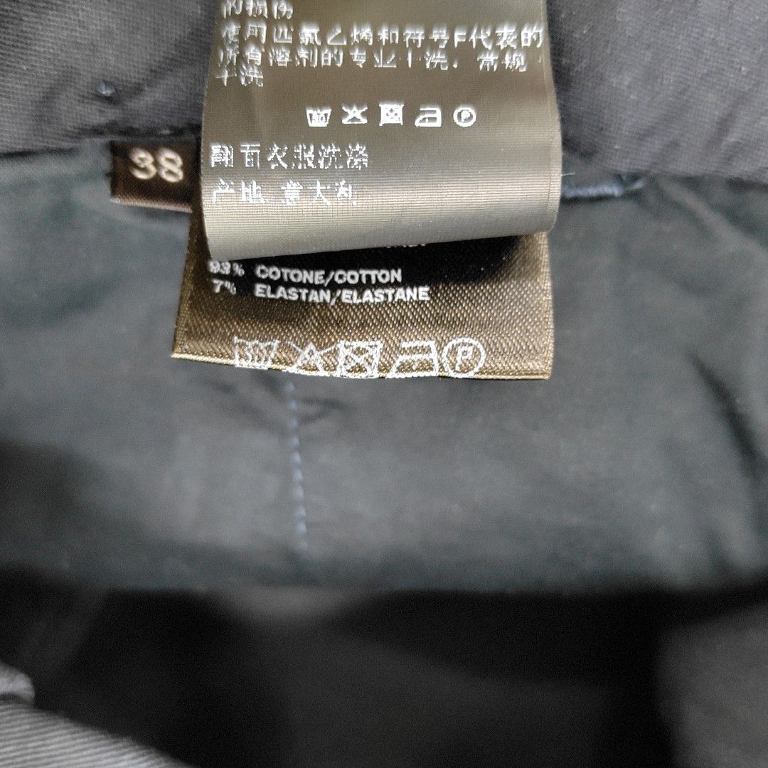 Loro Piana Loro Piana Black Cotton Blend Pants Size 38 Size 26" / US 2 / IT 38 - 4 Thumbnail
