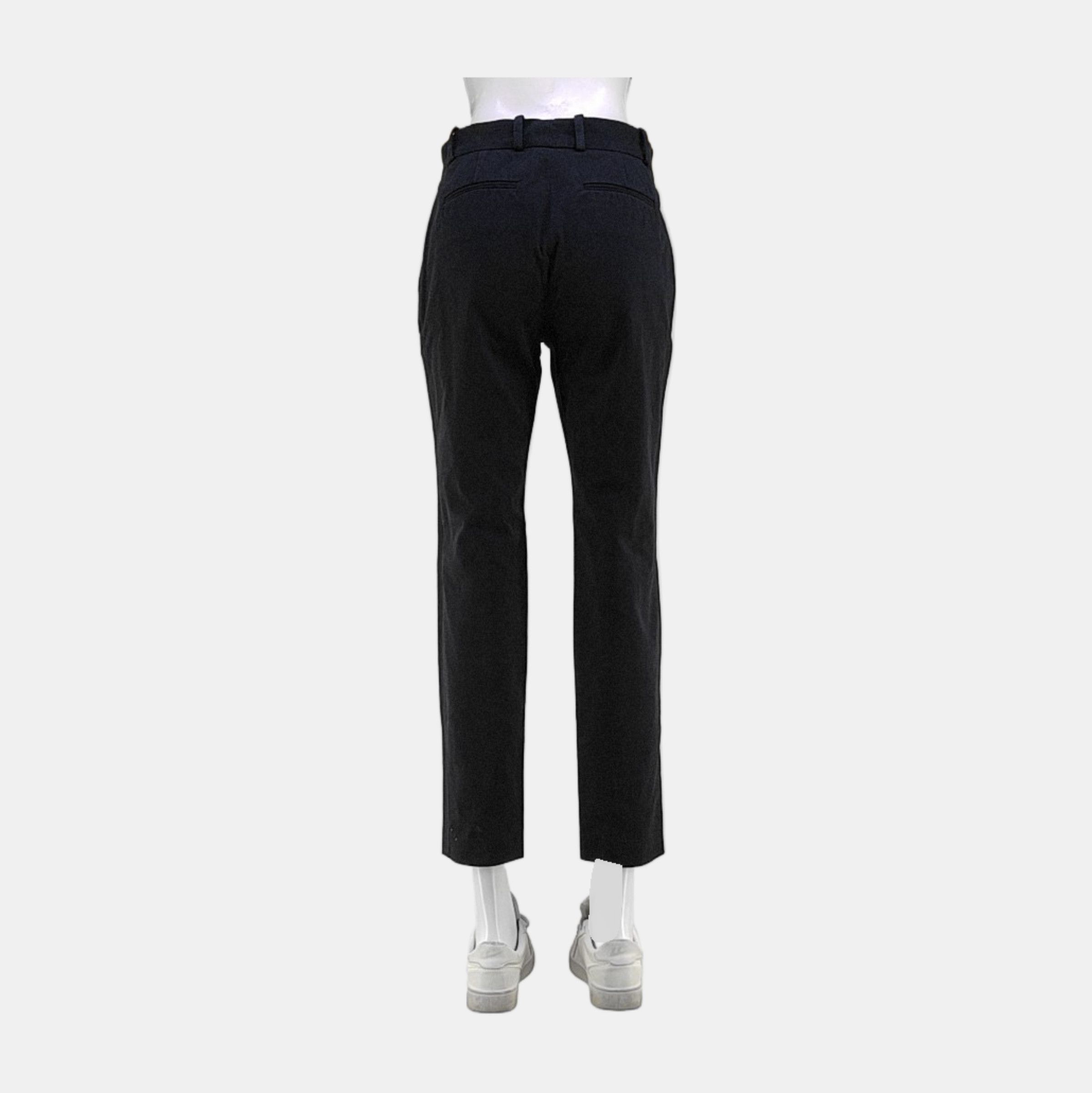Loro Piana Loro Piana Black Cotton Blend Pants Size 38 Size 26" / US 2 / IT 38 - 2 Thumbnail