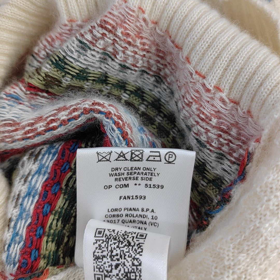 Loro Piana Loro Piana Striped Cashmere Sweater Size 38 Size XS / US 0-2 / IT 36-38 - 4 Thumbnail