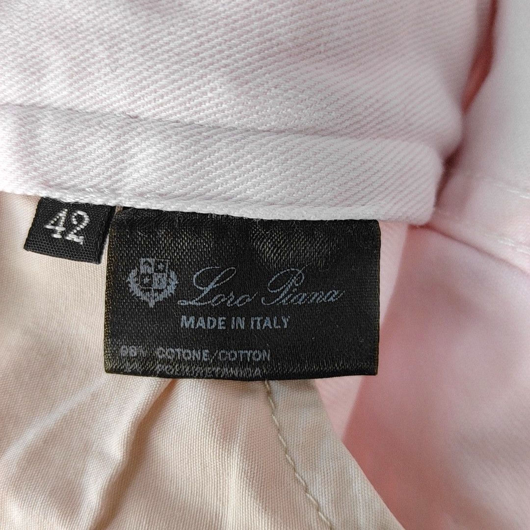 Loro Piana Loro Piana Pink Cotton Jeans Size 42 Size 28" / US 6 / IT 42 - 3 Thumbnail