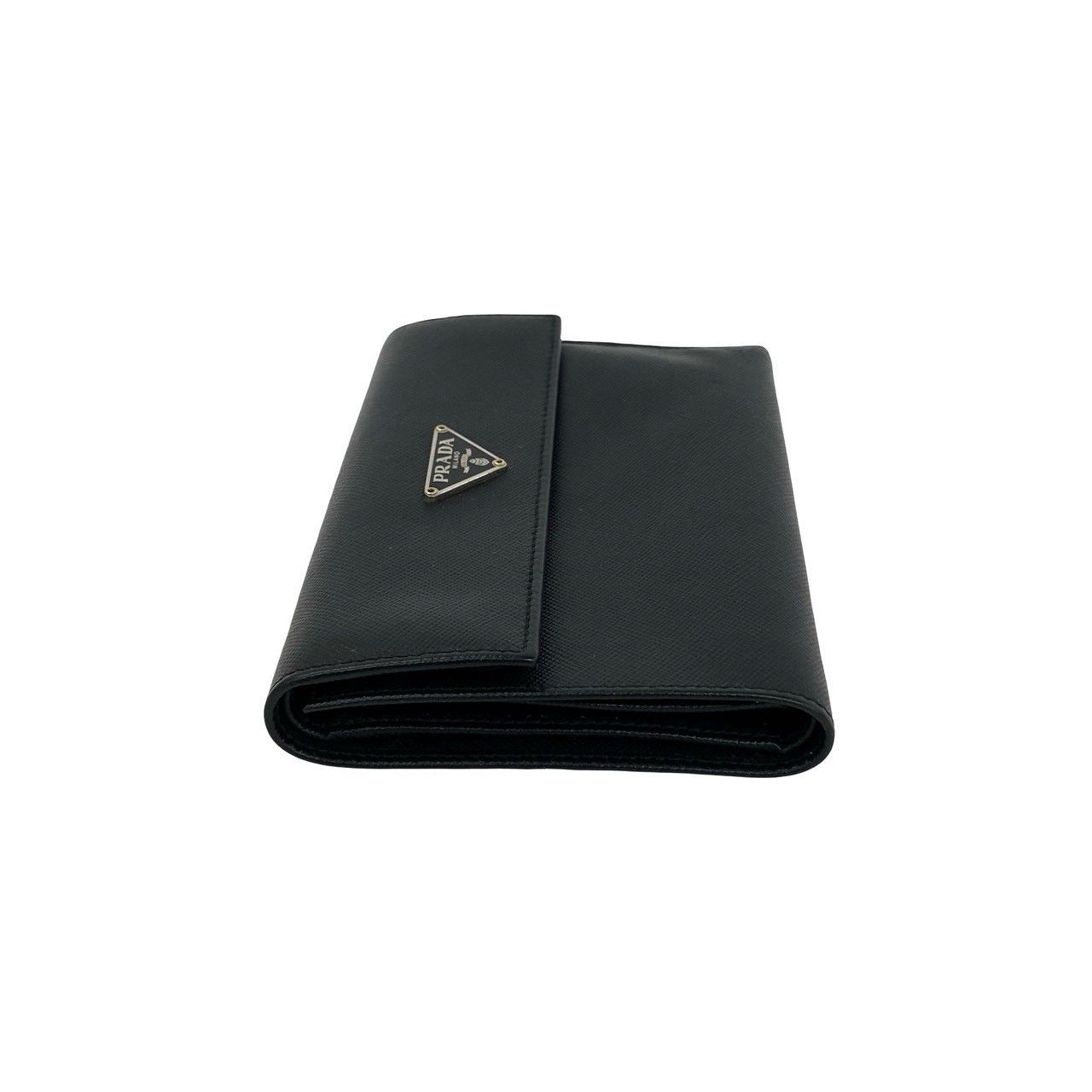 Prada Prada Prada Saffiano Leather Tri Fold Wallet Leather Short Wallet DUTY FREE for USA Size ONE SIZE - 5 Thumbnail