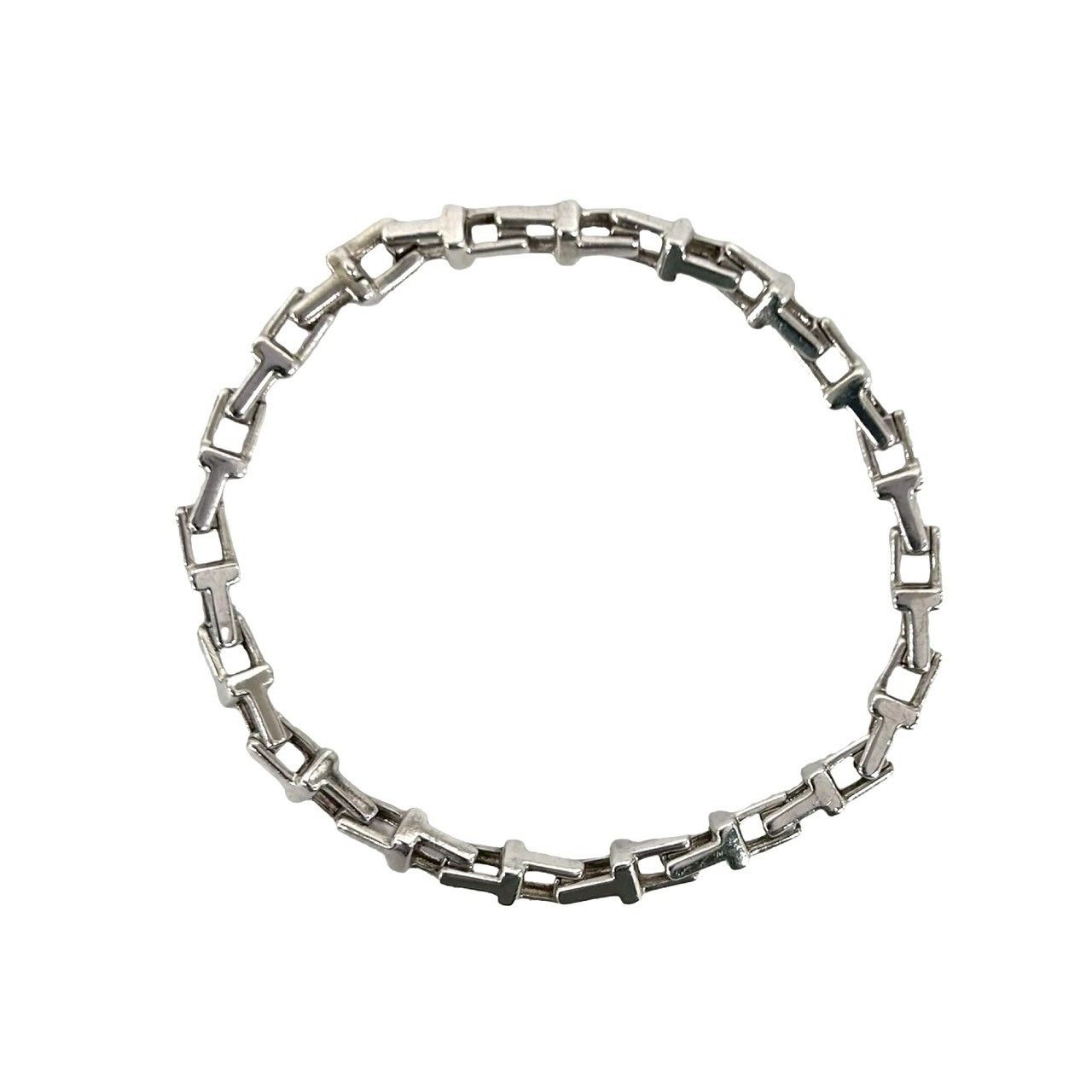Tiffany & Co. Tiffany & Co. Tiffany&Co. T Narrow Silver Bracelet Precious Metal Bracelet DUTY FREE for USA Size ONE SIZE - 2 Thumbnail