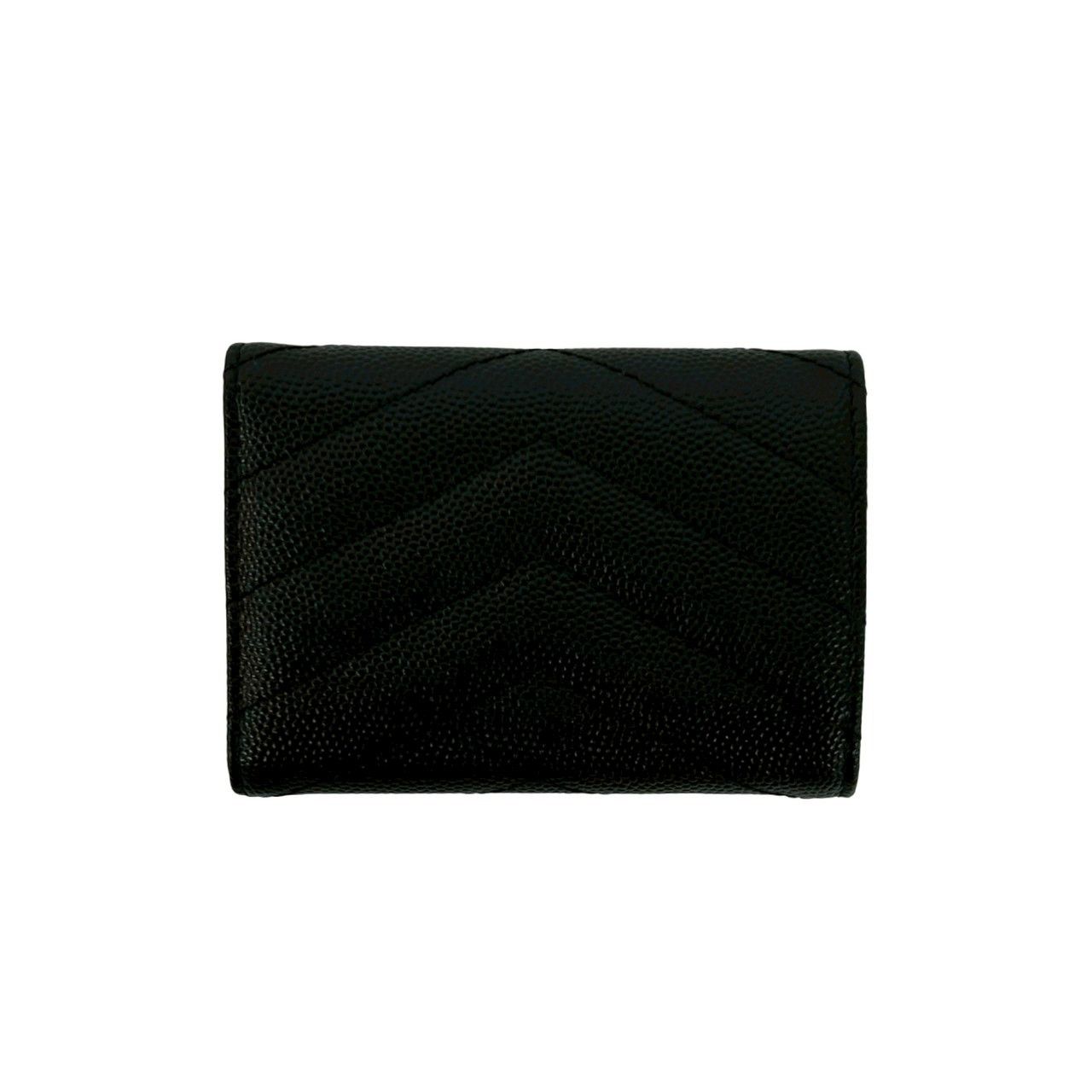 Yves Saint Laurent Yves Saint Laurent Saint Laurent Paris Leather Trifold Wallet Leather Short Wallet 60063 DUTY FREE for USA Size ONE SIZE - 3 Thumbnail