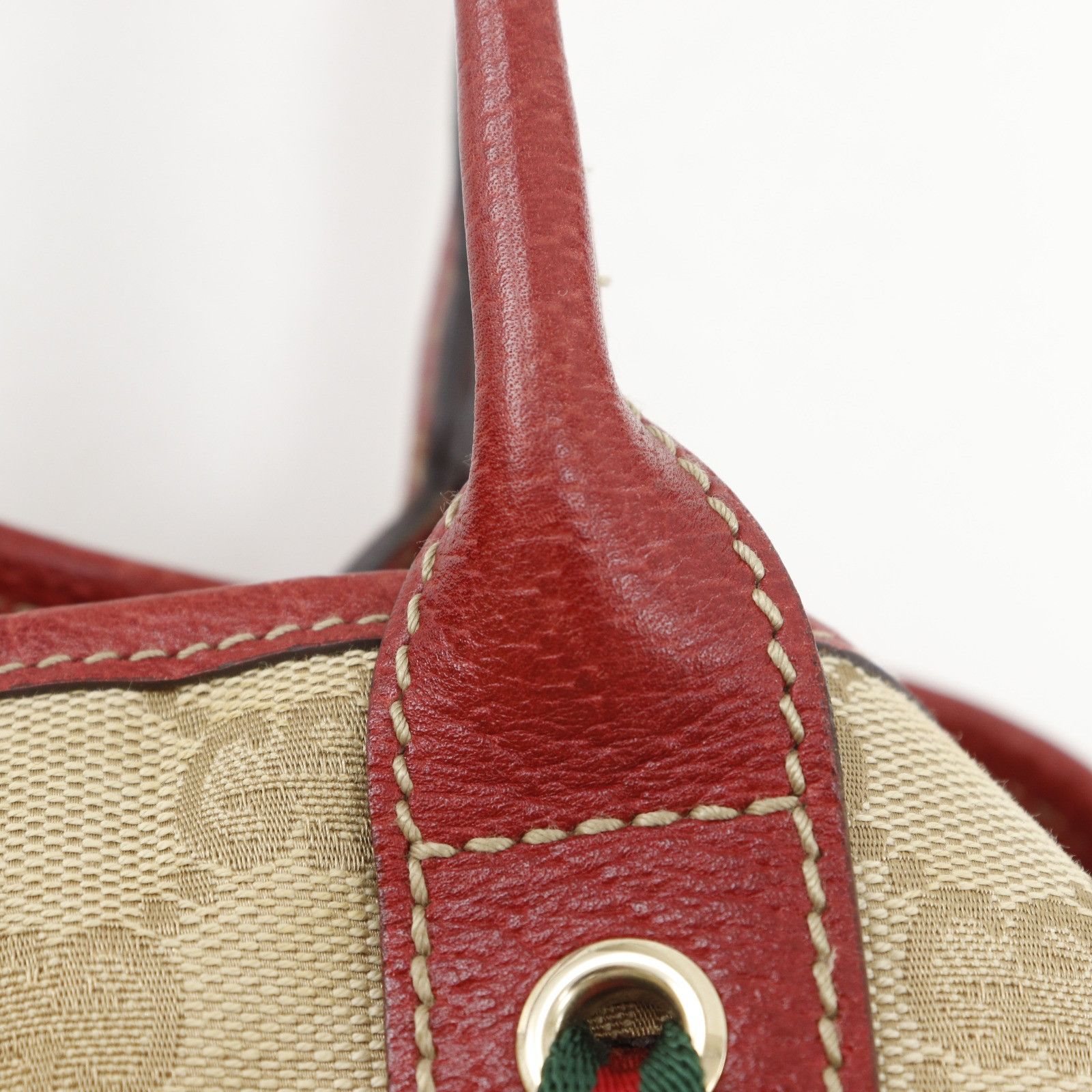 Gucci Gucci Gucci Princy GG Canvas Tote Bag Textile Tote Bag 163805 DUTY FREE for USA Size ONE SIZE - 10 Thumbnail