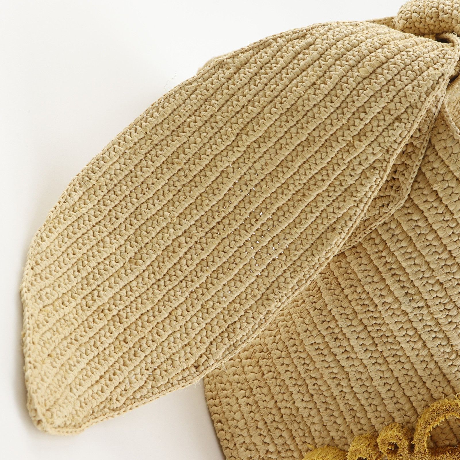 Loewe Loewe Loewe Bunny Basket Raffia Calf Handbag Handbag A223S17X01 DUTY FREE for USA Size ONE SIZE - 10 Thumbnail