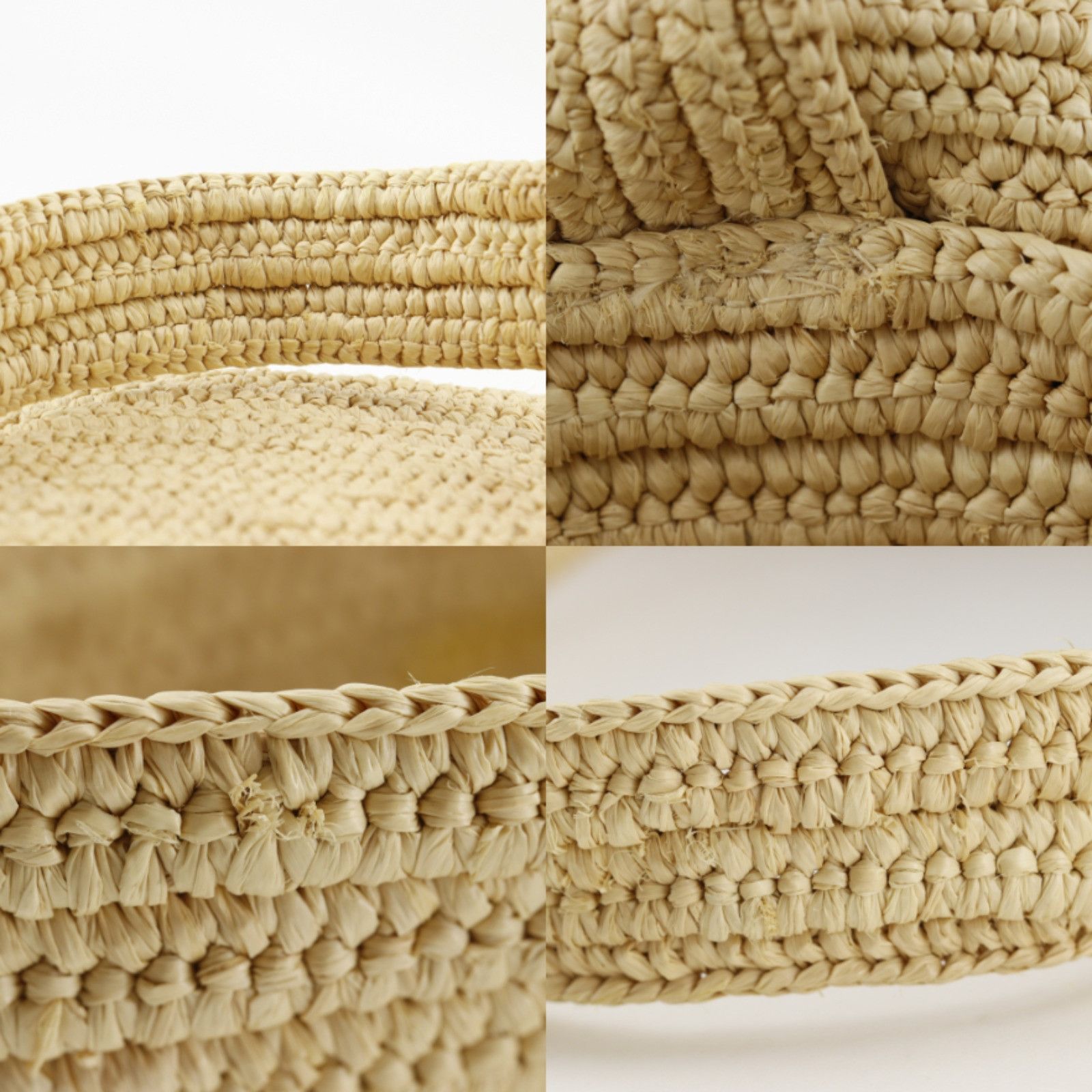 Loewe Loewe Loewe Bunny Basket Raffia Calf Handbag Handbag A223S17X01 DUTY FREE for USA Size ONE SIZE - 12 Thumbnail