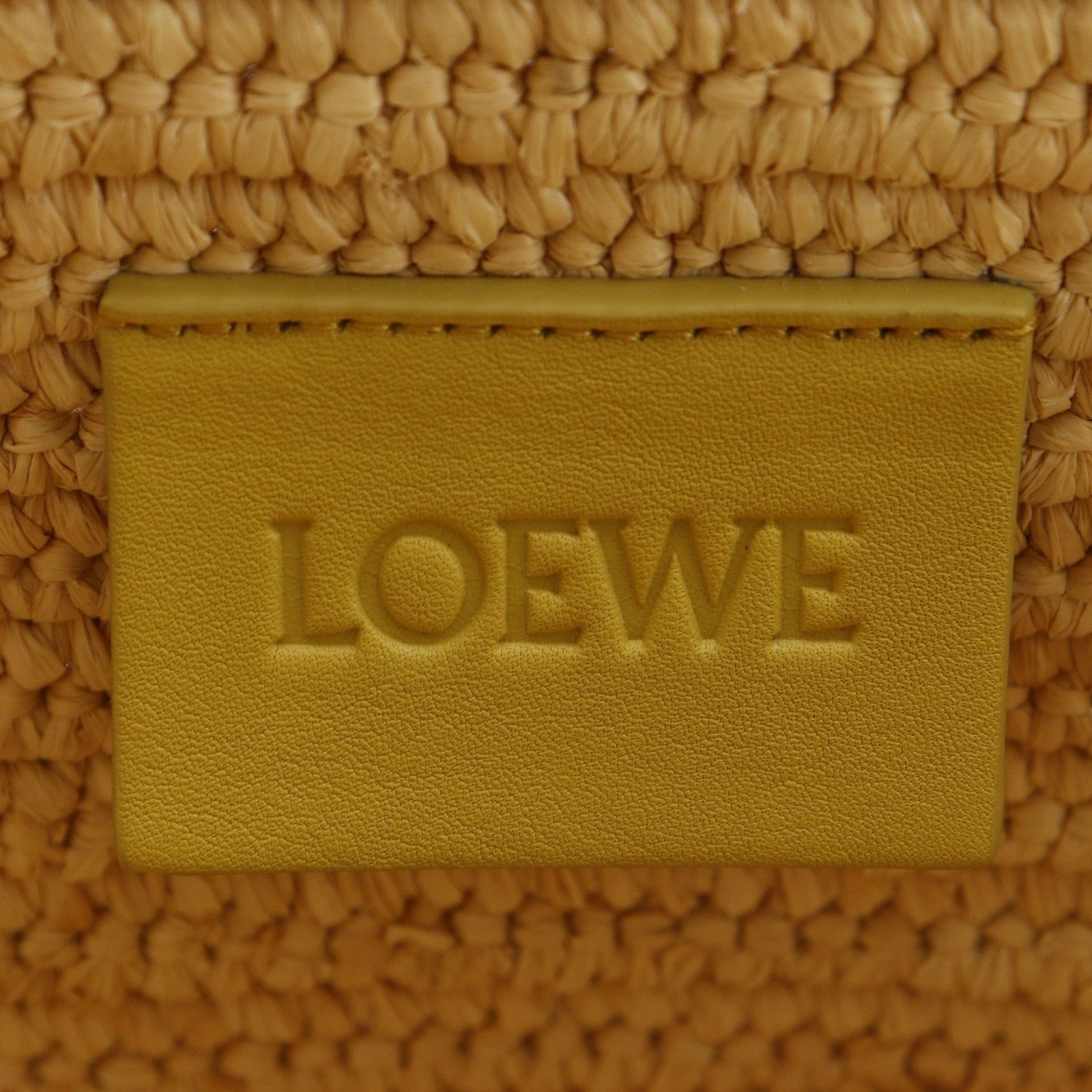 Loewe Loewe Loewe Bunny Basket Raffia Calf Handbag Handbag A223S17X01 DUTY FREE for USA Size ONE SIZE - 16 Thumbnail