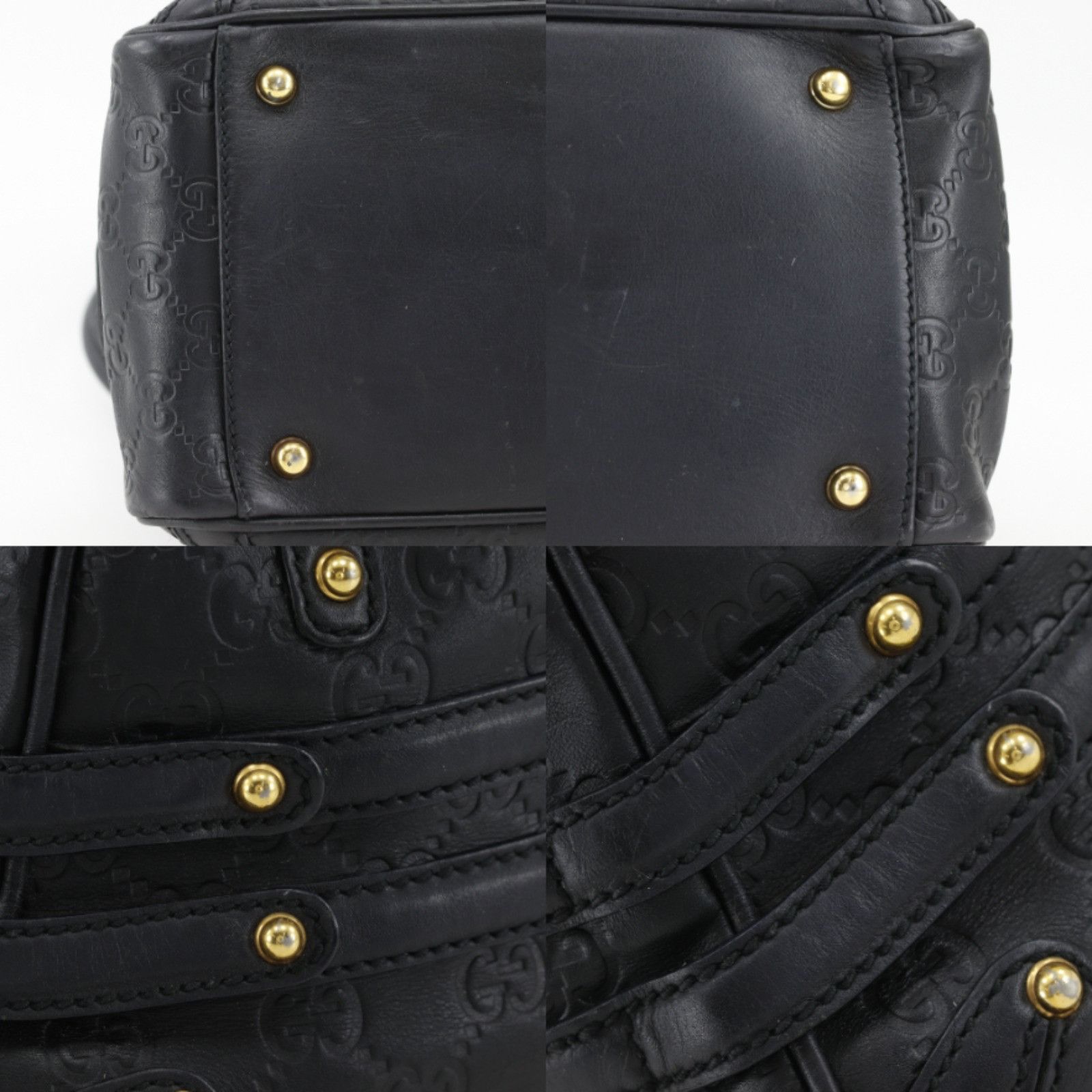 Gucci Gucci Gucci Guccissima Embossed Leather 2way Bag Leather Handbag DUTY FREE for USA Size ONE SIZE - 12 Thumbnail