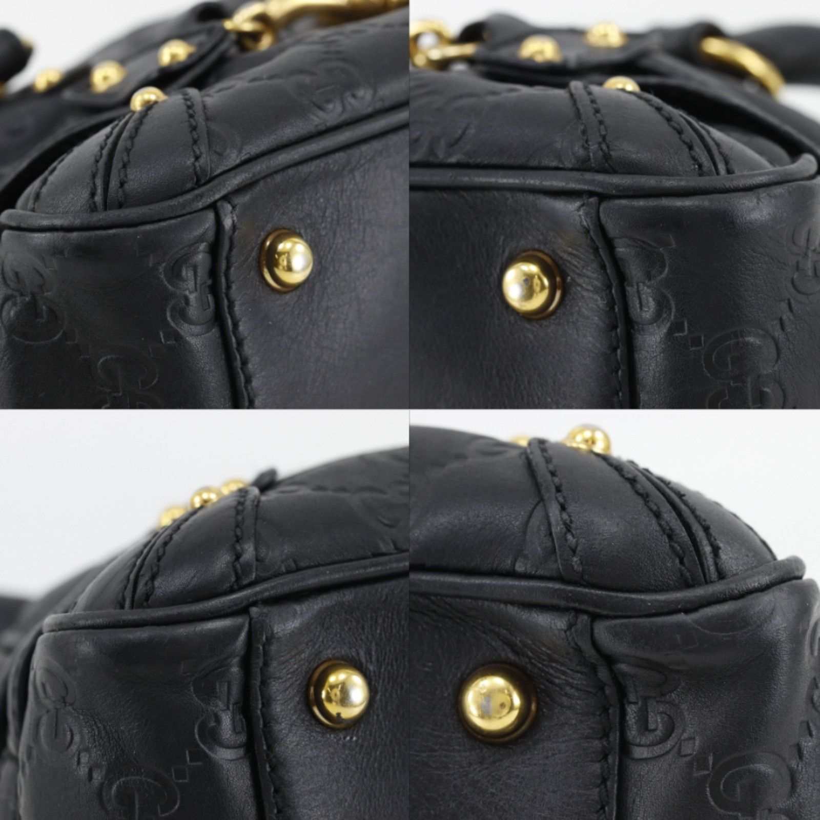 Gucci Gucci Gucci Guccissima Embossed Leather 2way Bag Leather Handbag DUTY FREE for USA Size ONE SIZE - 4 Thumbnail