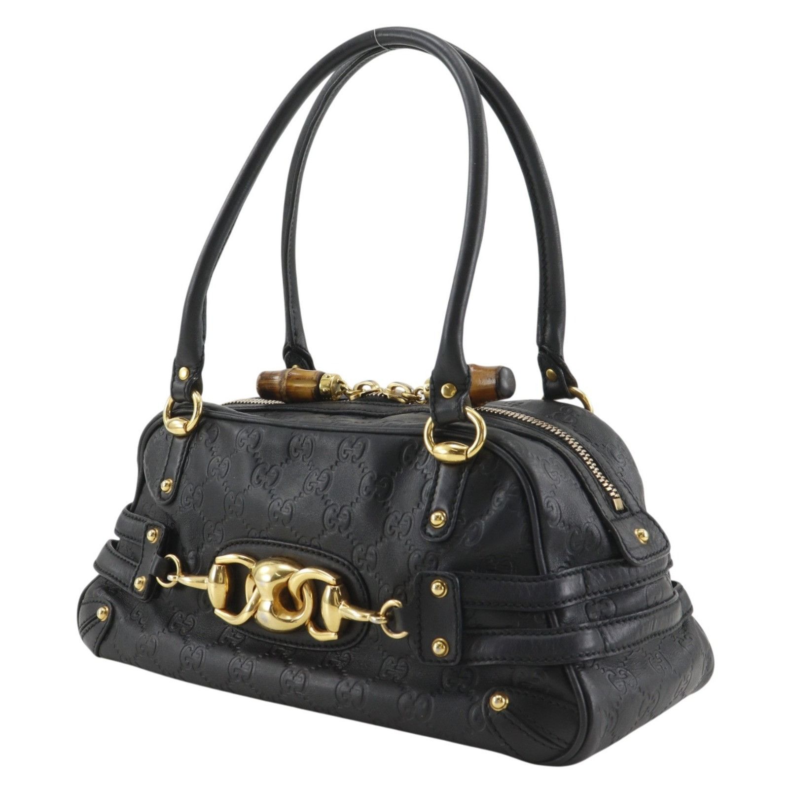 Gucci Gucci Gucci Guccissima Embossed Leather 2way Bag Leather Handbag DUTY FREE for USA Size ONE SIZE - 2 Thumbnail