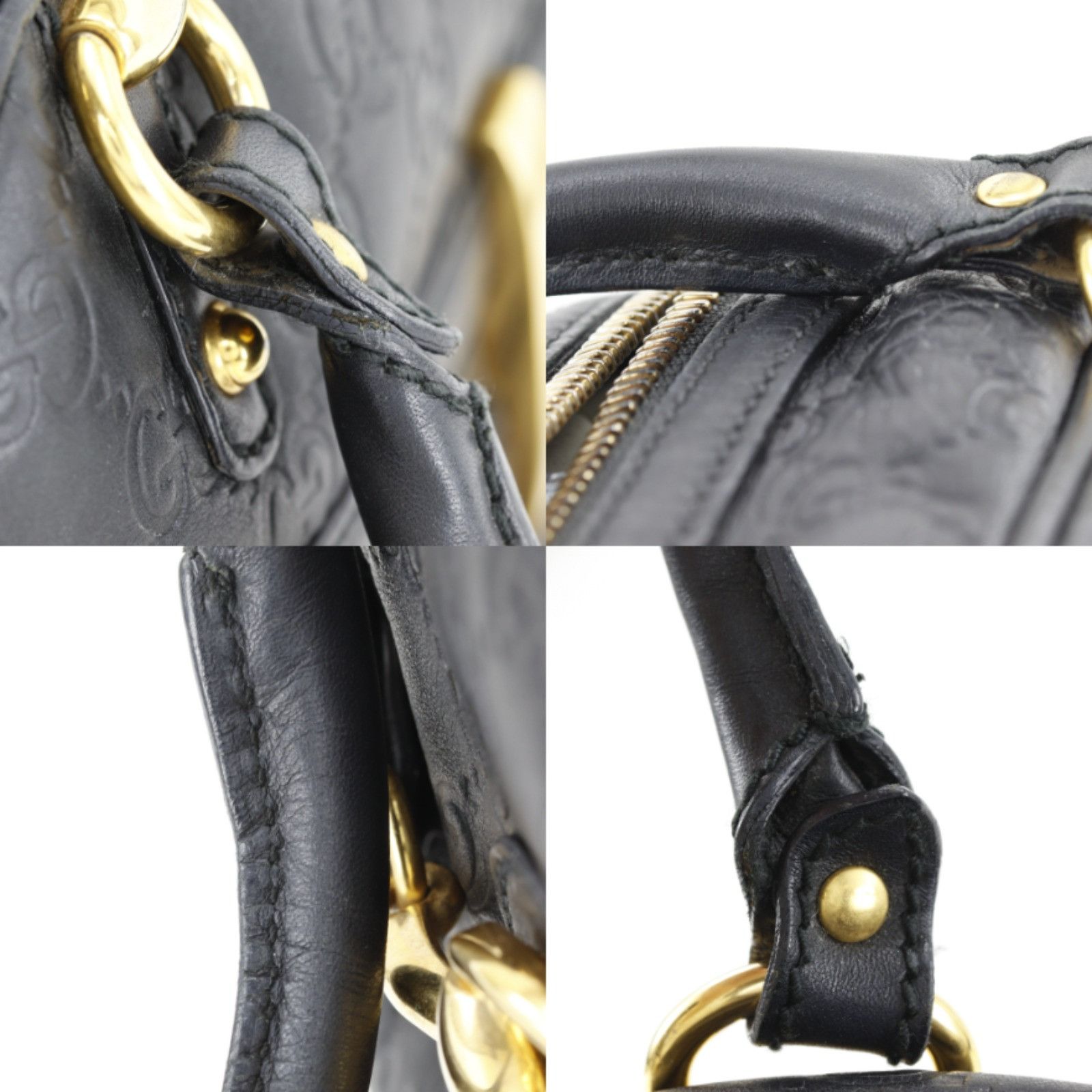 Gucci Gucci Gucci Guccissima Embossed Leather 2way Bag Leather Handbag DUTY FREE for USA Size ONE SIZE - 15 Thumbnail