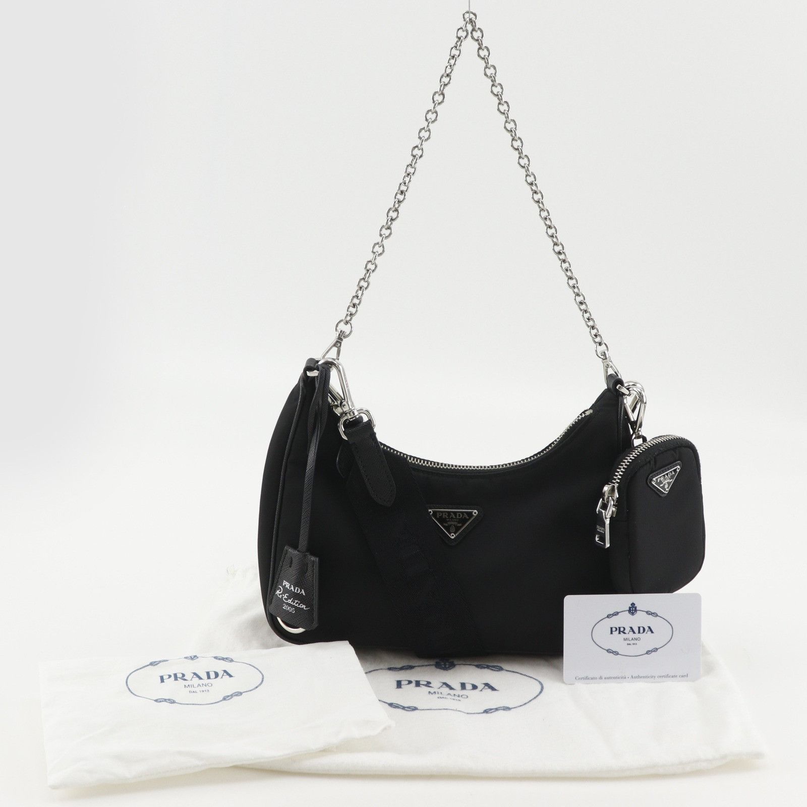 Prada Prada Prada Re-Edition 2005 Re-Nylon 2way bag Textile Shoulder Bag 1BH204 DUTY FREE for USA Size ONE SIZE - 18 Thumbnail