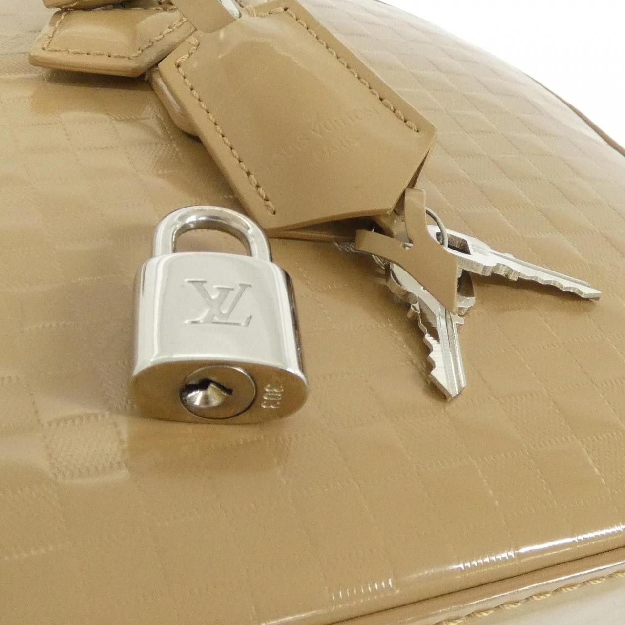 Louis Vuitton Louis Vuitton Louis Vuitton Damier Facette Speedy Cube Boston Bag Leather Handbag M48905 DUTY FREE for USA Size ONE SIZE - 3 Thumbnail
