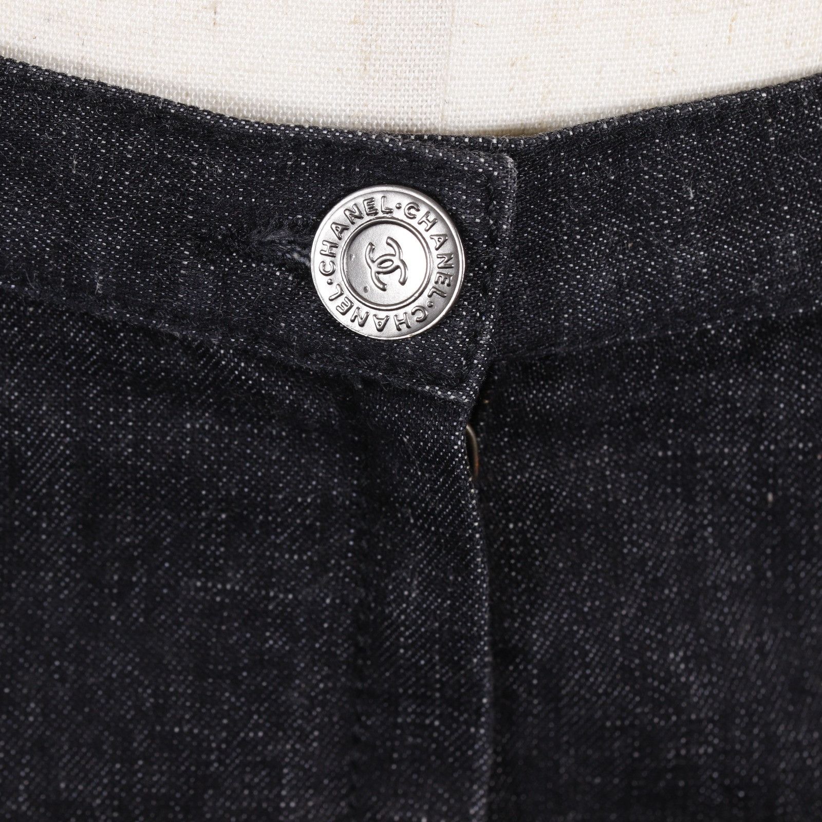 Chanel Chanel Chanel Knit Denim Skirt Textile Skirts P21735W03184 DUTY FREE for USA Size ONE SIZE - 6 Thumbnail
