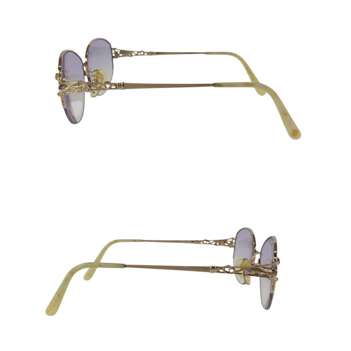 Fendi Fendi Fendi Diamond Sapphire Metal Optical Glasses Metal Glasses FE-9485 DUTY FREE for USA Size ONE SIZE - 4 Thumbnail