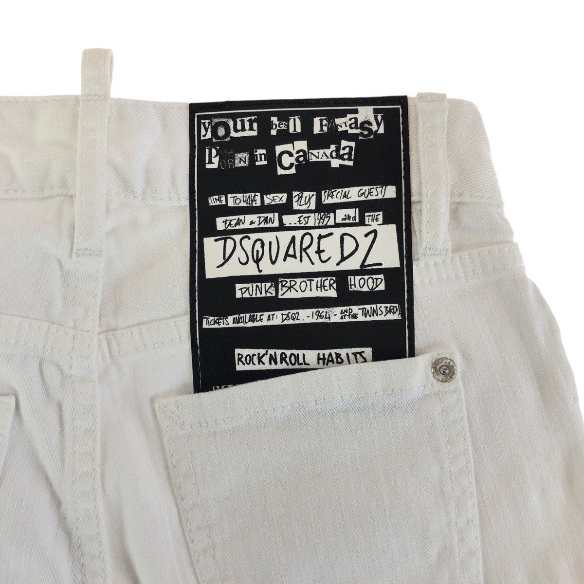 Dsquared2 Dsquared2 DSQUARED2 Cotton Jeans Textile Jeans S75LB0138 DUTY FREE for USA Size ONE SIZE - 5 Thumbnail