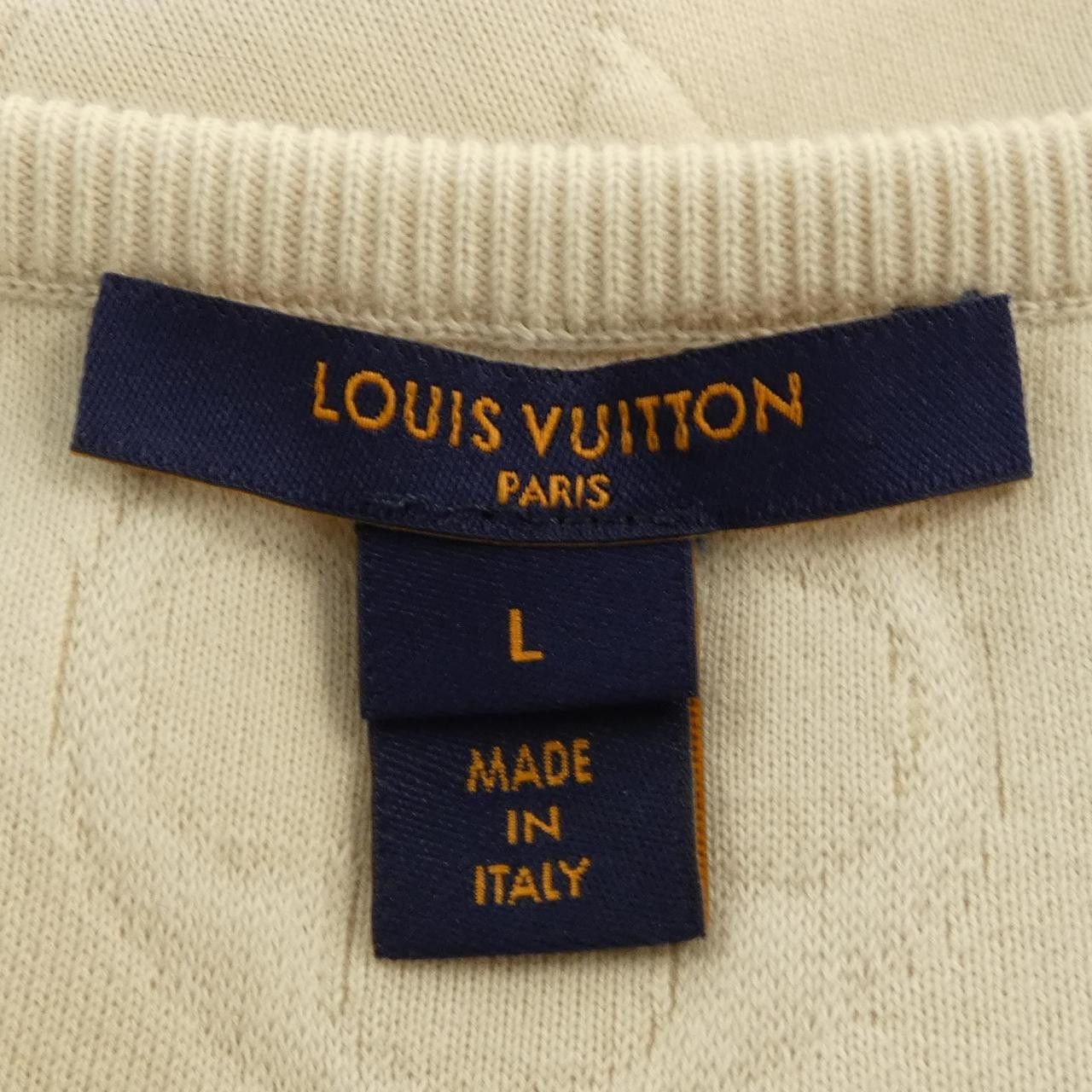Louis Vuitton Louis Vuitton Louis Vuitton 3D Monogram Knit Top Textile Tops FOKS02LO0 DUTY FREE for USA Size ONE SIZE - 4 Thumbnail