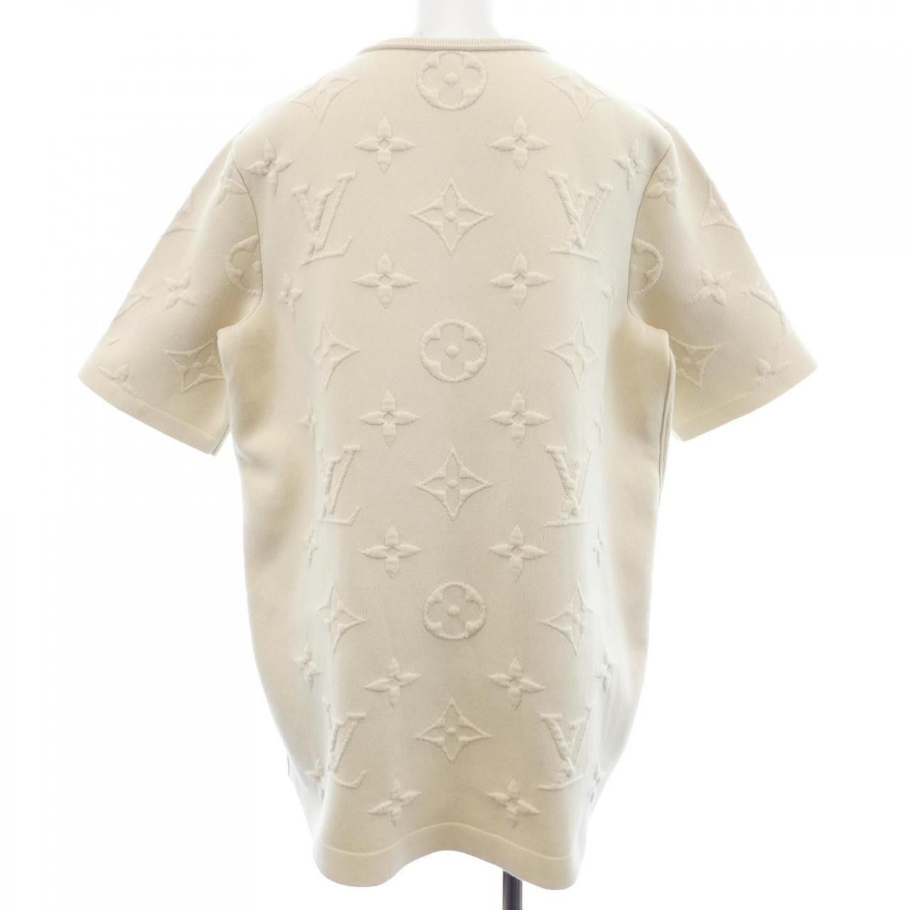 Louis Vuitton Louis Vuitton Louis Vuitton 3D Monogram Knit Top Textile Tops FOKS02LO0 DUTY FREE for USA Size ONE SIZE - 2 Thumbnail