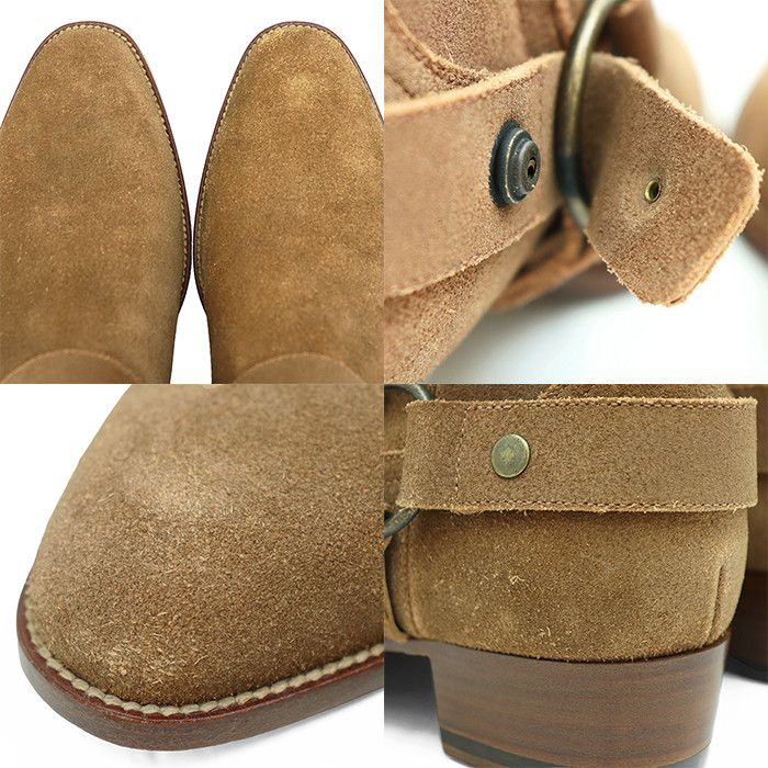 Yves Saint Laurent Yves Saint Laurent Saint Laurent Paris Wyatt Harness Leather Boots Leather Shoes WA420090 DUTY FREE for USA Size ONE SIZE - 9 Thumbnail