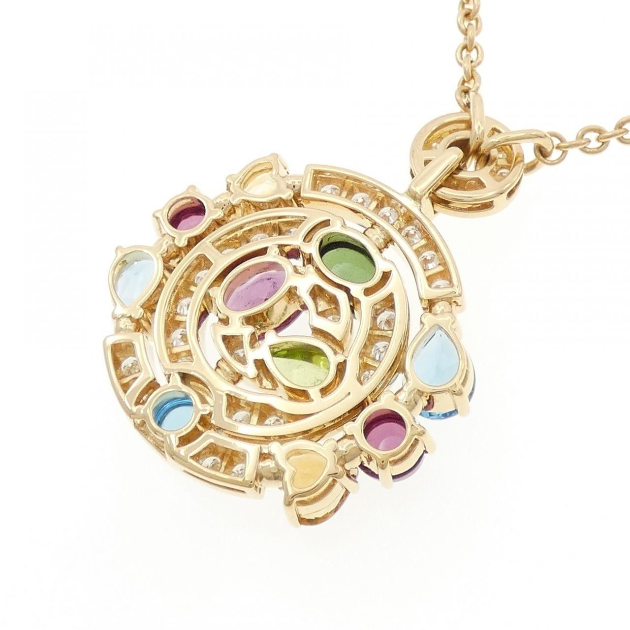 Bvlgari Bvlgari Bvlgari 750 Yellow Gold Color Stone Diamond Necklace Precious Metal Necklace CL853093 DUTY FREE for USA Size ONE SIZE - 4 Thumbnail
