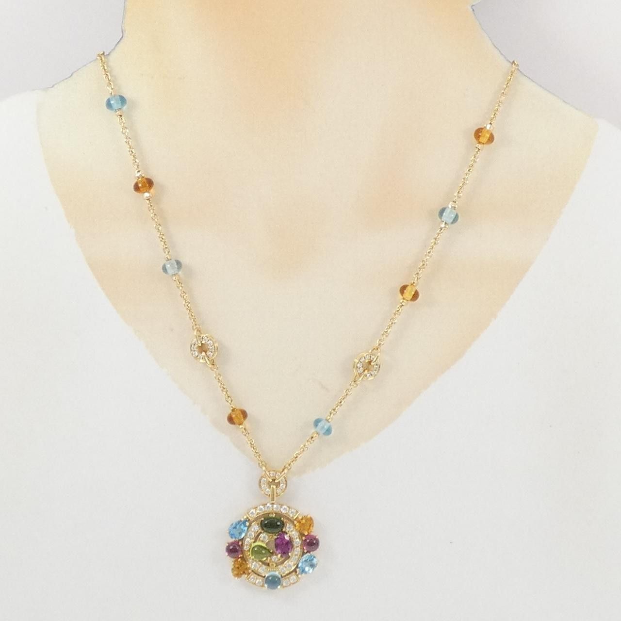 Bvlgari Bvlgari Bvlgari 750 Yellow Gold Color Stone Diamond Necklace Precious Metal Necklace CL853093 DUTY FREE for USA Size ONE SIZE - 6 Thumbnail