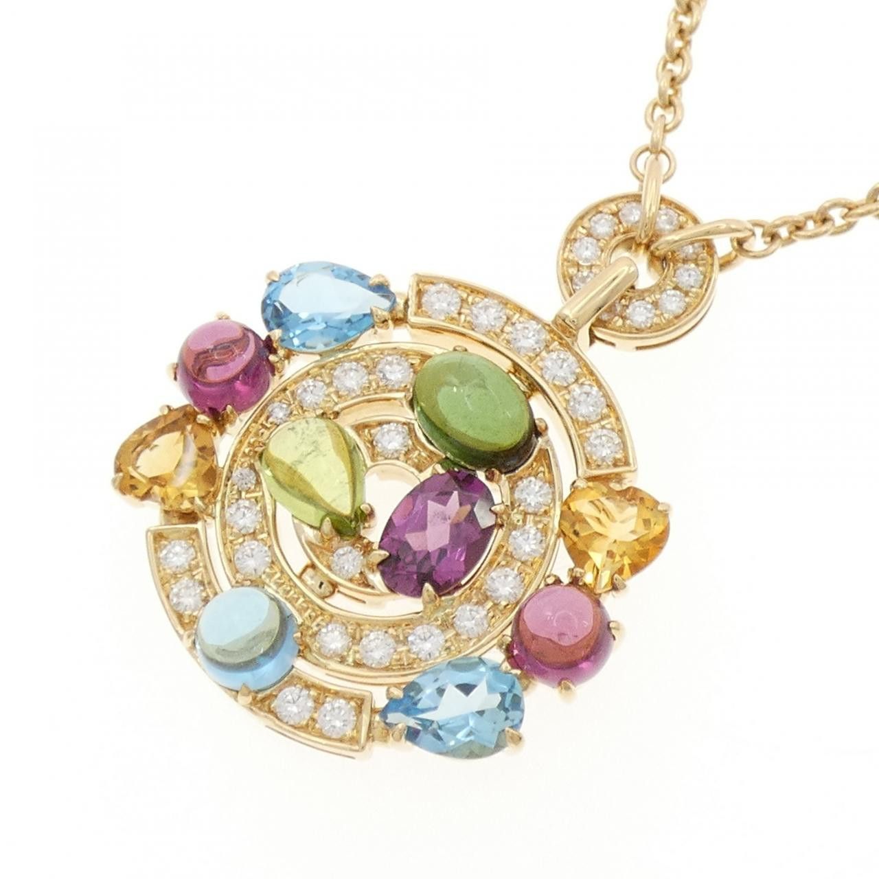Bvlgari Bvlgari Bvlgari 750 Yellow Gold Color Stone Diamond Necklace Precious Metal Necklace CL853093 DUTY FREE for USA Size ONE SIZE - 3 Thumbnail