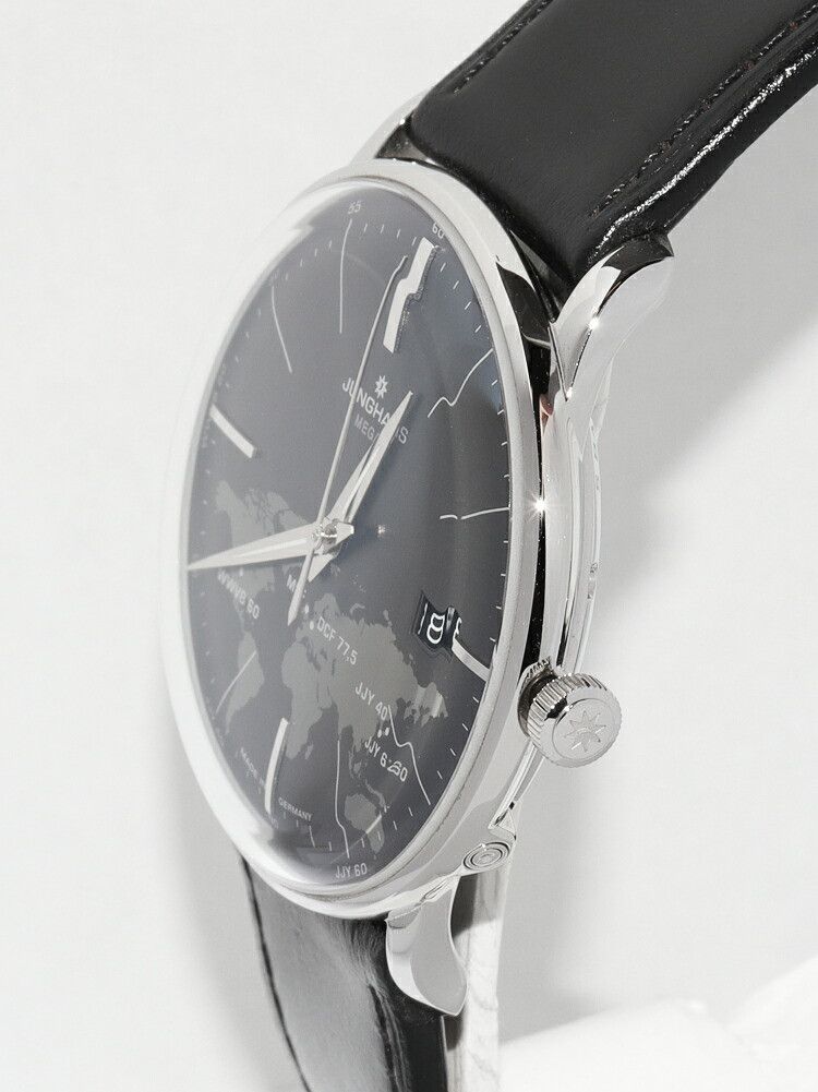 Other Other JUNGHANS Meister Stainless Steel Quartz Mens Metal Quartz 058480300 DUTY FREE for USA Size ONE SIZE - 4 Thumbnail