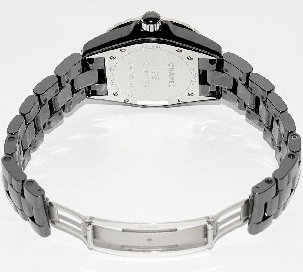 Chanel Chanel Chanel J12 Untitled Black Ceramic Automatic Limited Glass / Ceramic Automatic H5581 DUTY FREE for USA Size ONE SIZE - 2 Thumbnail