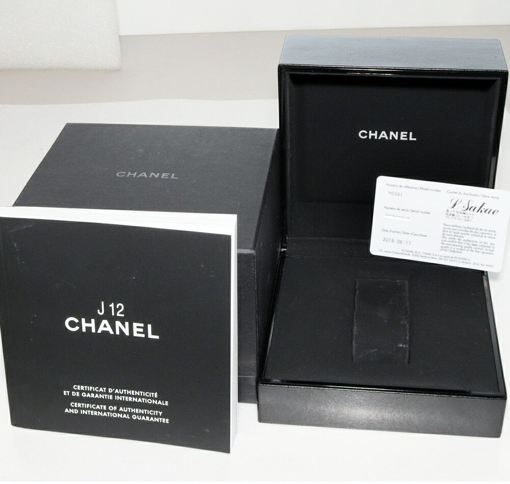 Chanel Chanel Chanel J12 Untitled Black Ceramic Automatic Limited Glass / Ceramic Automatic H5581 DUTY FREE for USA Size ONE SIZE - 3 Thumbnail