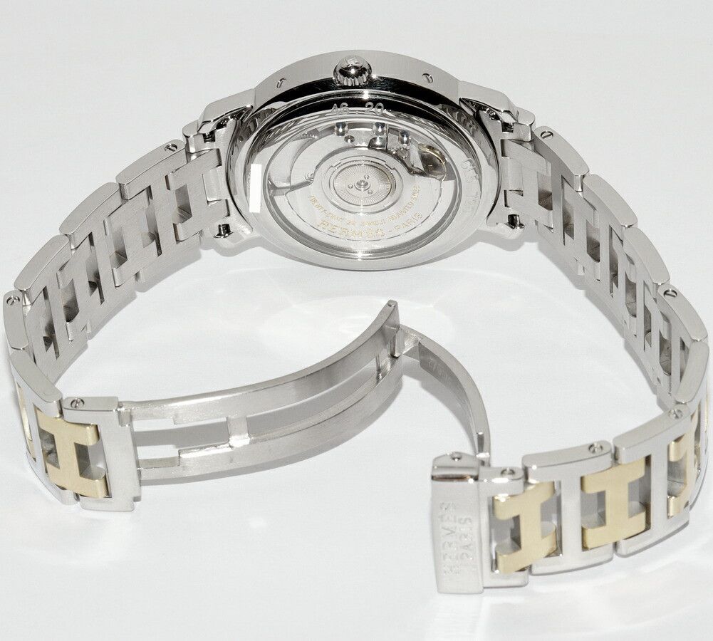 Hermes Hermes Hermes Clipper Power Reserve Stainless Steel Gold Plated Men Metal Automatic CL5.720 DUTY FREE for USA Size ONE SIZE - 2 Thumbnail