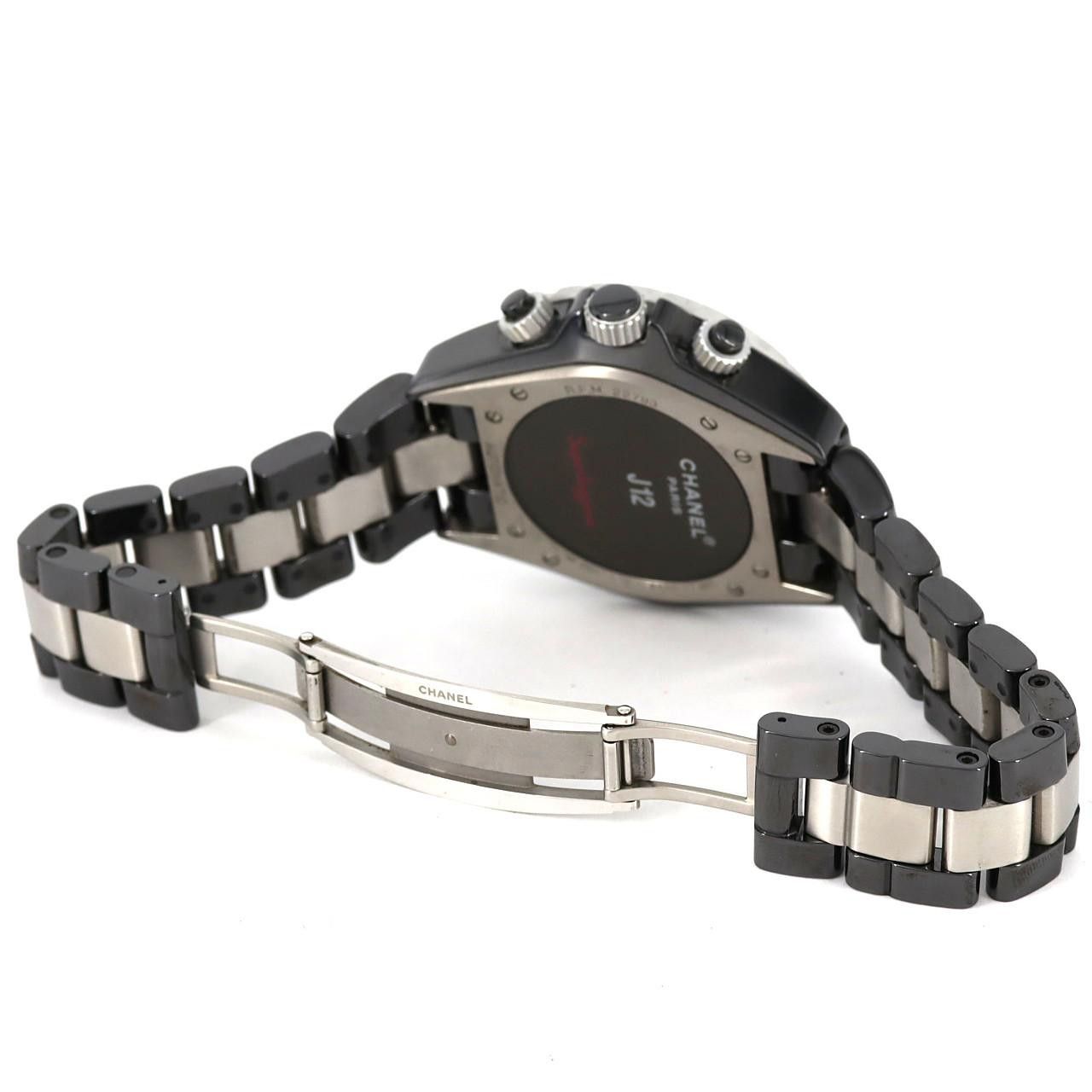Chanel Chanel Chanel J12 Superleggera Chronograph Ceramic Aluminum Automatic Glass / Ceramic Automatic H1624 DUTY FREE for USA Size ONE SIZE - 6 Thumbnail