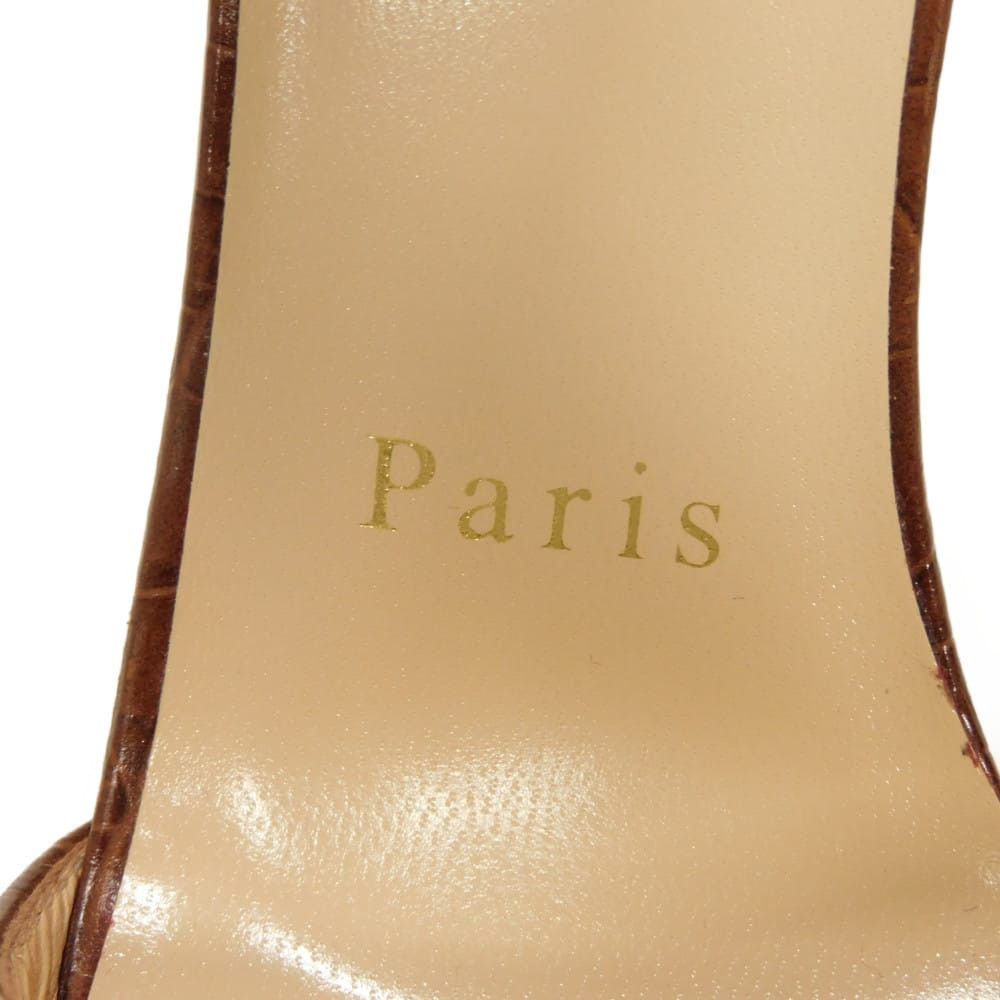 Christian Louboutin Christian Louboutin Christian Louboutin Haller 100mm Calfskin Pumps Leather Shoes 3170393 DUTY FREE for USA Size ONE SIZE - 8 Thumbnail