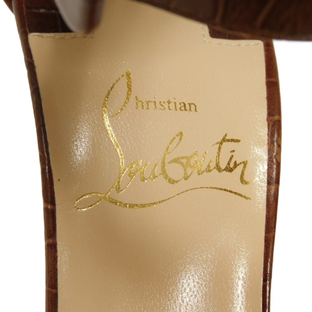 Christian Louboutin Christian Louboutin Christian Louboutin Haller 100mm Calfskin Pumps Leather Shoes 3170393 DUTY FREE for USA Size ONE SIZE - 7 Thumbnail