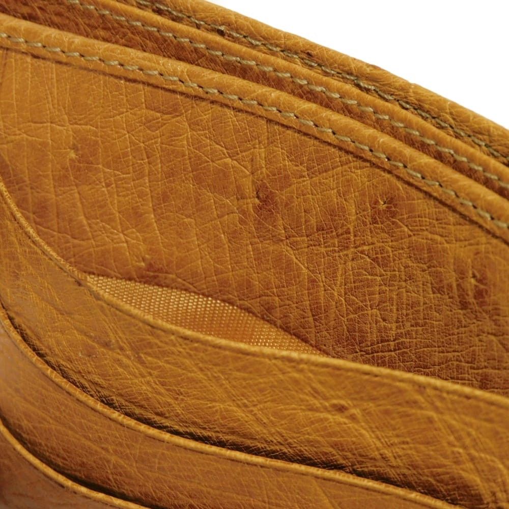 Gucci Gucci Gucci Ostrich Bifold Wallet Leather Short Wallet 0349631 DUTY FREE for USA Size ONE SIZE - 13 Thumbnail