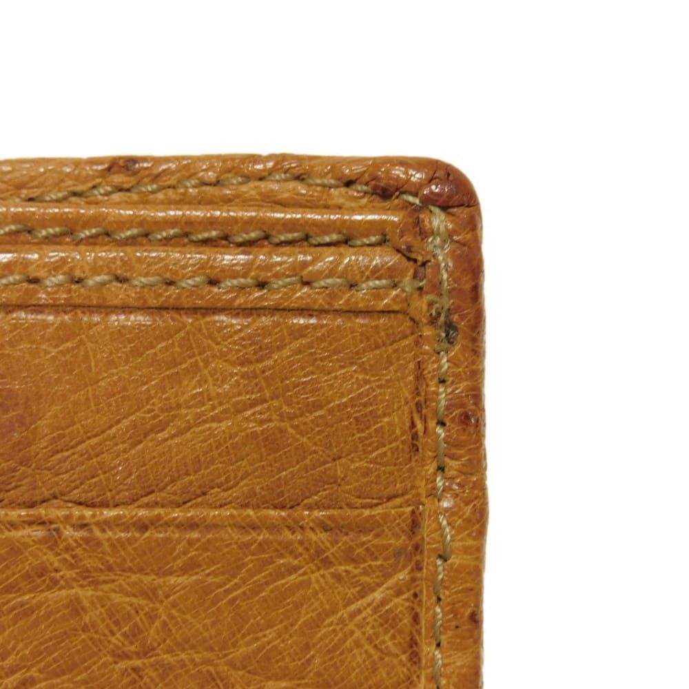 Gucci Gucci Gucci Ostrich Bifold Wallet Leather Short Wallet 0349631 DUTY FREE for USA Size ONE SIZE - 8 Thumbnail