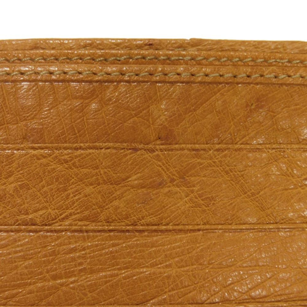 Gucci Gucci Gucci Ostrich Bifold Wallet Leather Short Wallet 0349631 DUTY FREE for USA Size ONE SIZE - 14 Thumbnail