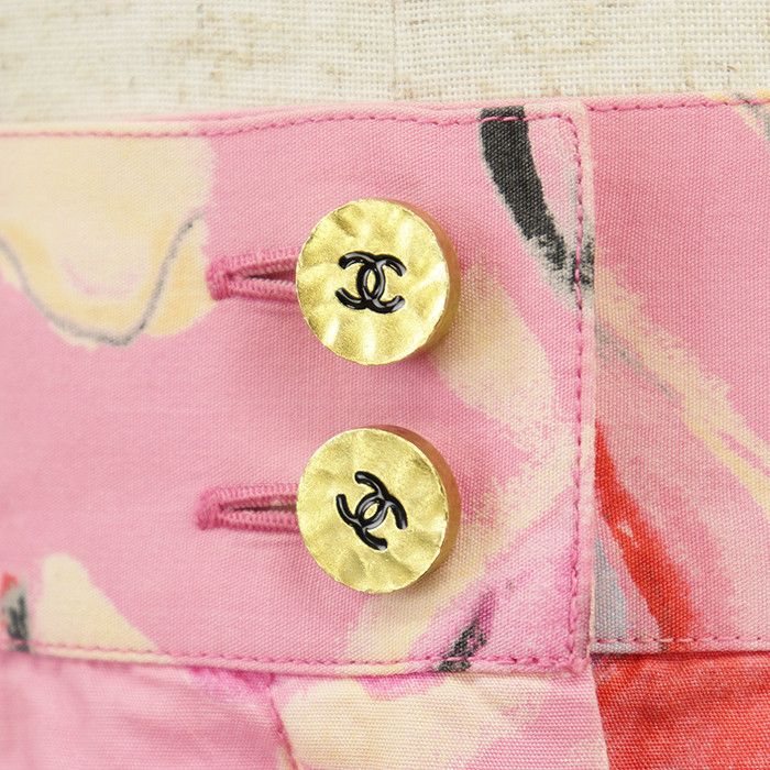 Chanel Chanel Chanel Cotton Shorts Textile Shorts P05046 DUTY FREE for USA Size ONE SIZE - 3 Thumbnail