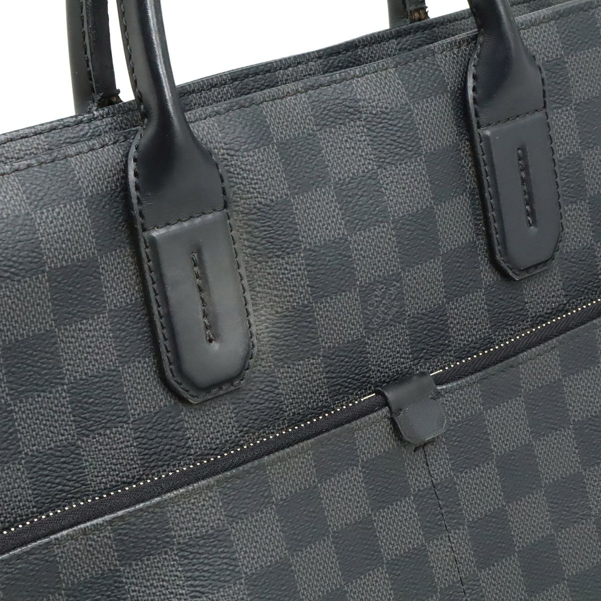 Louis Vuitton Louis Vuitton Louis Vuitton Damier Graphite 2way Briefcase Textile Business Bag N41564 DUTY FREE for USA Size ONE SIZE - 8 Thumbnail