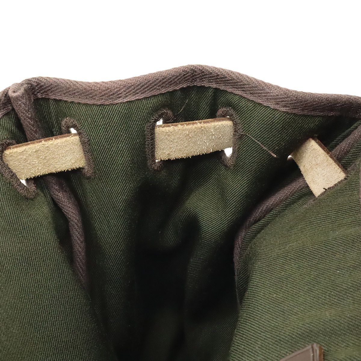 Hermes Hermes Hermes Herbag PM Canvas Leather Backpack Leather Backpack G DUTY FREE for USA Size ONE SIZE - 7 Thumbnail