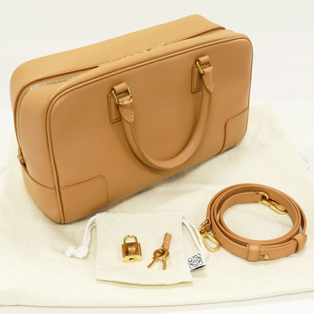 Loewe Loewe Loewe Amazona28 Classic Calf 2way Bag Leather Shoulder Bag A039N08X01 DUTY FREE for USA Size ONE SIZE - 3 Thumbnail