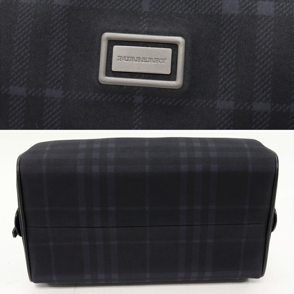Burberry Burberry Burberry PVC Canvas Calf Nylon Clutch Bag Textile Vanity Bag DUTY FREE for USA Size ONE SIZE - 6 Thumbnail