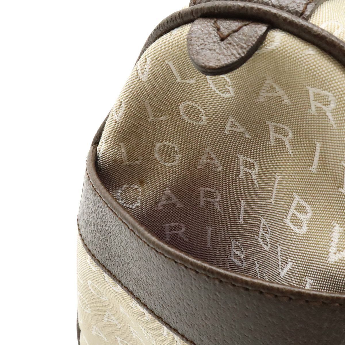 Bvlgari Bvlgari Bvlgari Logo Mania Canvas Leather Tote Bag Textile Tote Bag DUTY FREE for USA Size ONE SIZE - 8 Thumbnail