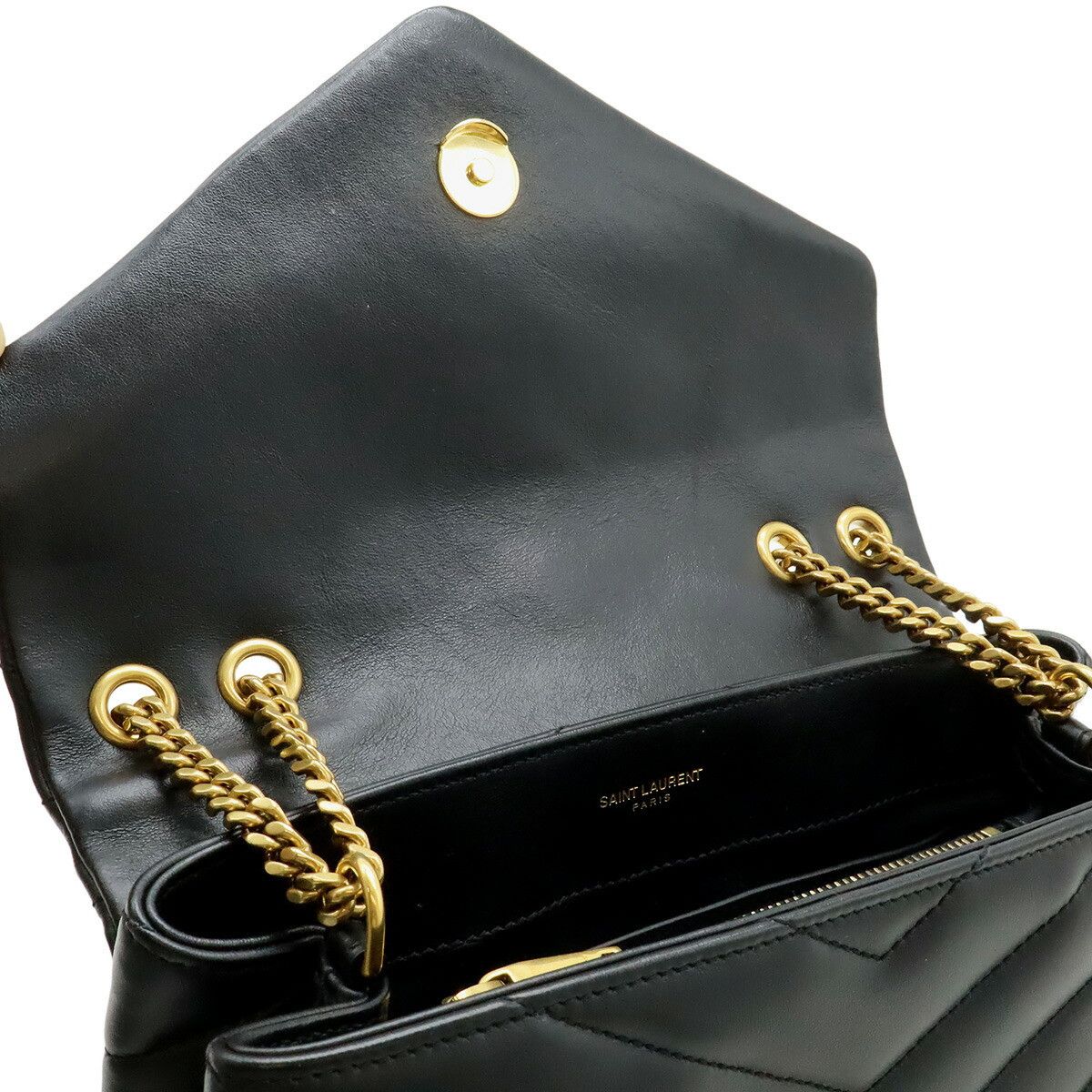 Yves Saint Laurent Yves Saint Laurent Saint Laurent Paris Loulou Leather Shoulder Bag Leather Shoulder Bag 494699 DUTY FREE for USA Size ONE SIZE - 5 Thumbnail