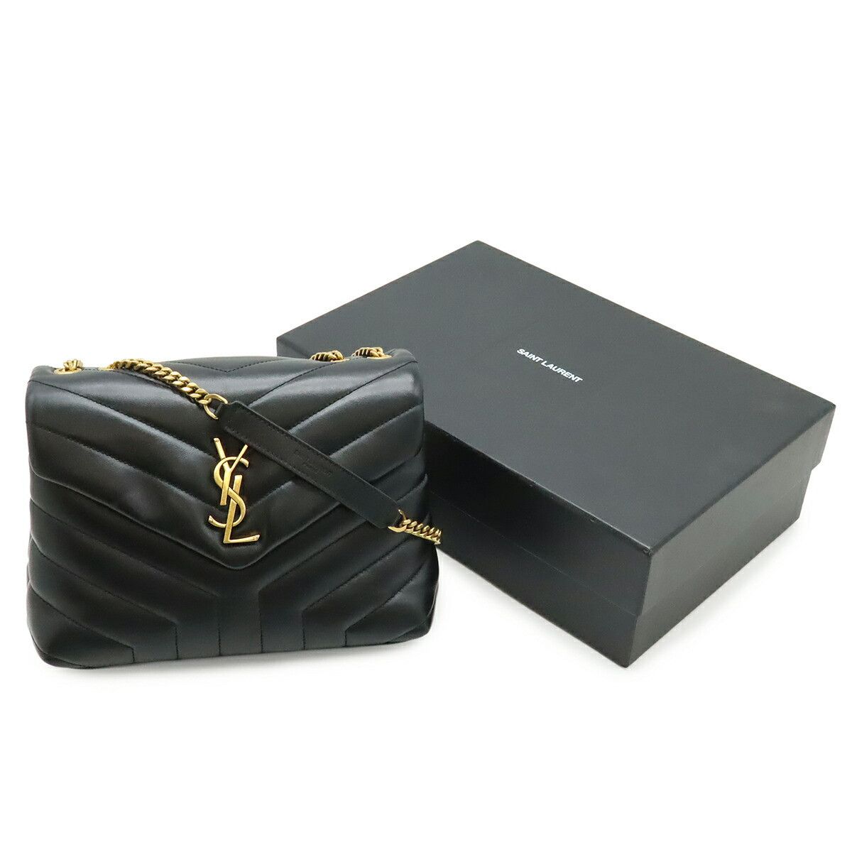 Yves Saint Laurent Yves Saint Laurent Saint Laurent Paris Loulou Leather Shoulder Bag Leather Shoulder Bag 494699 DUTY FREE for USA Size ONE SIZE - 9 Thumbnail