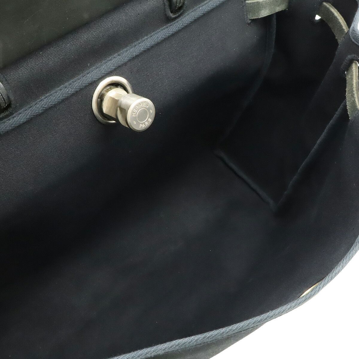 Hermes Hermes Hermes Herbag MM Canvas Leather Handbag Leather Shoulder Bag C DUTY FREE for USA Size ONE SIZE - 8 Thumbnail